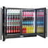 Schmick 233L Triple Glazed Quiet Under Bench Black Bar Fridge SK206-B image NaN