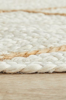 Rug Culture Nosa Medium White & Natural Rug 300X80CM - NSA-222-WHT-300X80 hero image