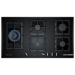 Bosch 90cm Series 6 Gas Cooktop Black Tempered Glass PPS9A6B91A hero image
