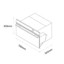Fisher & Paykel Series 9 76cm Contemporary Compact Combi-Steam Oven Stainless Steel Accents OS76NDTDX1 hero image