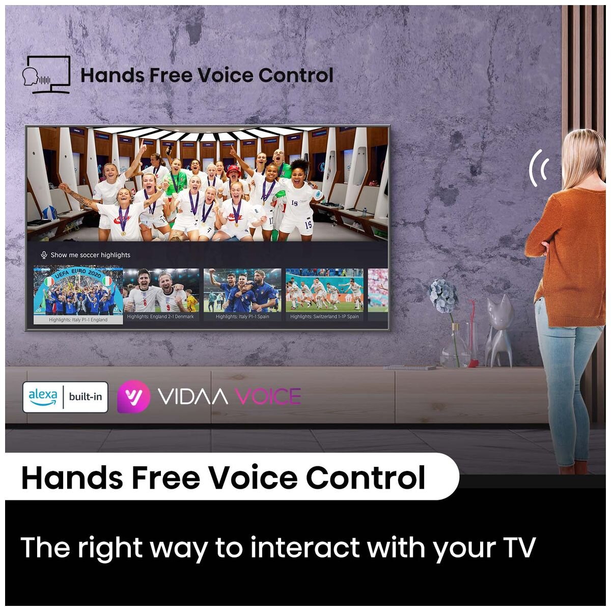 Hisense 75 Inch U7N ULED 4K Mini LED Smart TV 75U7NAU hero image