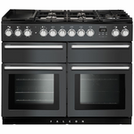 Falcon 110cm Nexus SE Freestanding Dual Fuel Oven/Stove Slate and Chrome NEXSE110DFSL-CH hero image