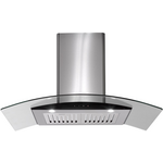 Euromaid 90cm Stainless Steel with Curve Glass Canopy Rangehood RGT9 hero image