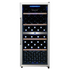 LeCavist 105 Bottle Dual Zone Wine Fridge Stainless Steel LKS105VX2Z image NaN