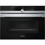 Siemens CM633GBS1B 45cm iQ700 Compact Built-In Oven with Microwave hero image