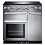 Falcon 90cm Nexus Freestanding Electric Oven/Stove Stainless Steel and Chrome NEX90EISS-CH hero image