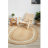 Rug Culture Nosa Large Natural & White Rug 280X190CM OVAL - NSA-111-OVL-280X190 image NaN