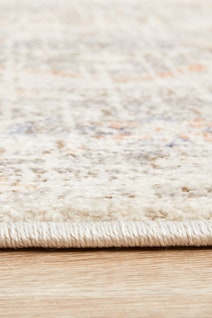 Rug Culture Mayfair Small Silver & Peach Rug 150X150CM - MAY-LOR-SIL-150X150 hero image