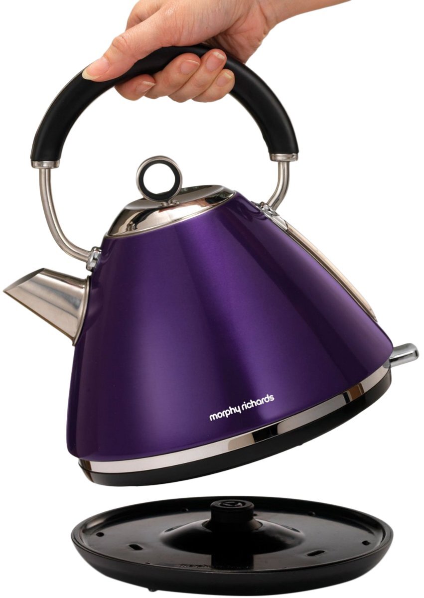 Morphy Richards 242022102020 Accents Toaster and Kettle Pack Plum Appliances Online