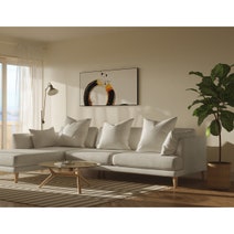 Kalona KYOTO Left Facing Chaise Sofa Pearl WS-205-LC-VILA-54 hero image