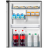 Hisense 415L Bottom Mount Fridge with Water Dispenser Stainless Steel HRBM419SW image NaN