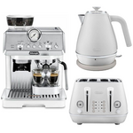 Delonghi Distinta & La Specialista Breakfast Pack White EC9155WPK hero image