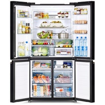 Hitachi 569L French Door Refrigerator Matte White Glass Finish RWB640VT0X-1MGW hero image