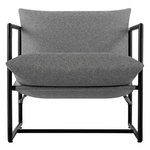 Zinus Aidan Sling Accent Chair Light Grey AU-USHSL1-31L hero image