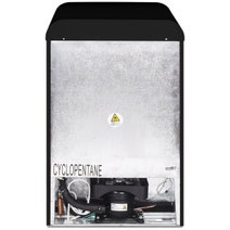 Husky 118L Retro Style Bar Fridge Black HUSRET135BKHU hero image