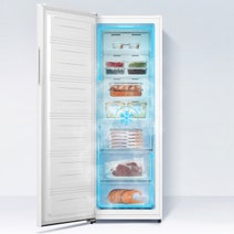 Hisense 240L Upright Hybrid Fridge Freezer White HRVF240 hero image