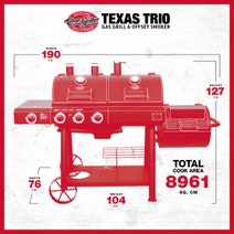 Char-Griller Texas Trio Freestanding BBQ CG3070 hero image