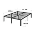 Zinus Queen Metal Bed Frame Black AU-MPRC-16Q image NaN