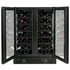 Artusi 36 Bottle Dual Zone Double Door Side by Side Wine Fridge AWC36BV image NaN