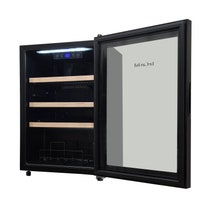 LeCavist 20 Bottle Wine Cabinet Single Zone Black LEK21PV hero image