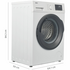 Akai 10kg Front Load Washing Machine AK-FL10 image NaN