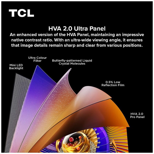 TCL 55 Inch C7L SQD Mini LED 4K UHD Google TV 55C7L [2026] | Appliances ...