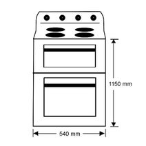 Westinghouse WLE535WA 54cm Freestanding Electric Oven/Stove hero image