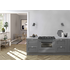 ILVE 90cm Grigio Lusso Freestanding Dual Fuel Oven/Stove L096WMP/GRD image NaN