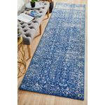 Rug Culture Evoke Extra Large Navy Rug 500X80CM - EVO-252-NAVY-500X80 hero image