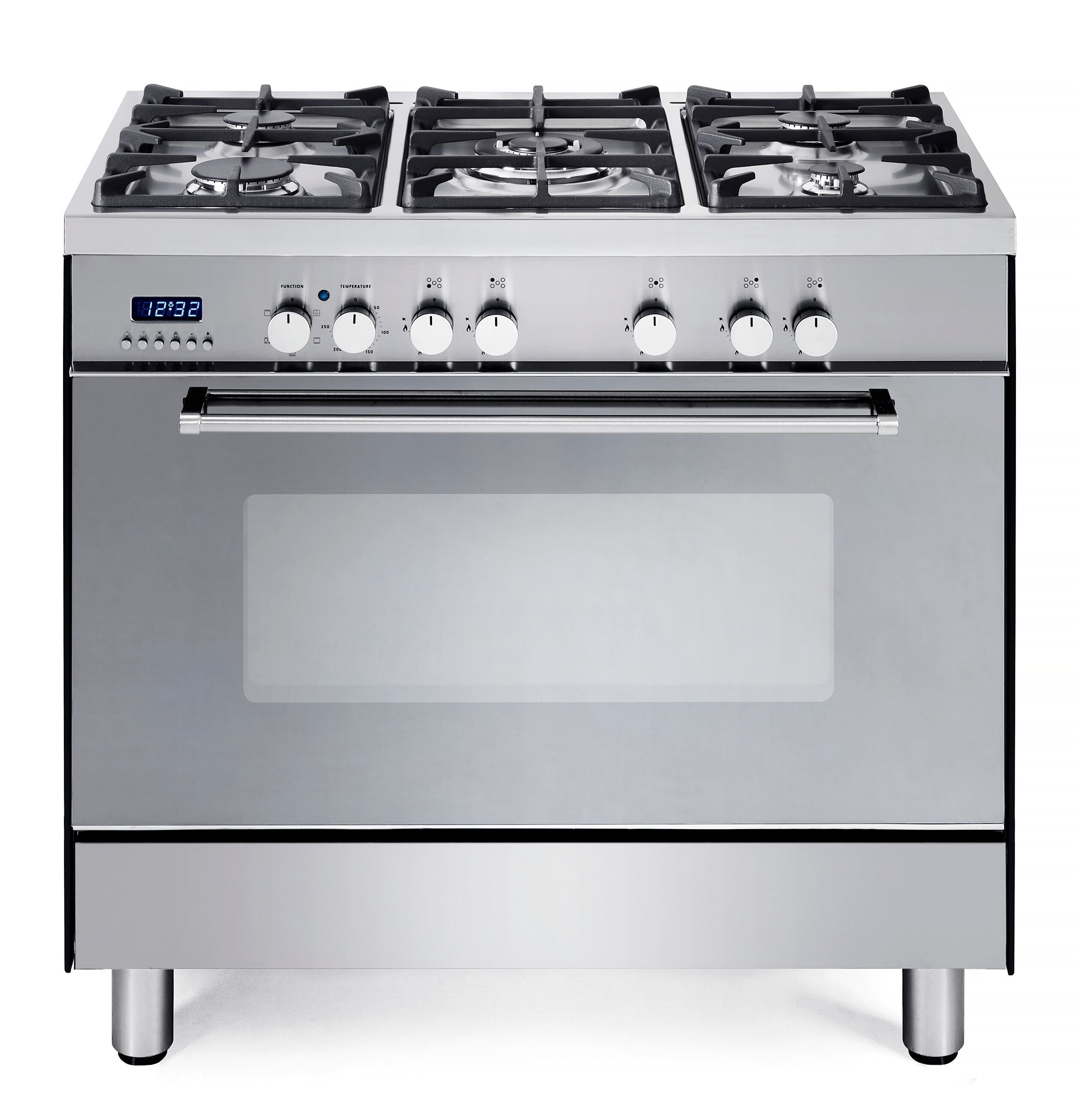 Delonghi DEF905GW1X1 90cm Freestanding Dual Fuel Oven Stove