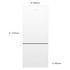 Fisher & Paykel Series 5 413L Bottom Mount Refrigerator White Left Hinge RF442BLPW6 image NaN