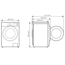 Samsung 9.5kg AddWash Front Load Washing Machine with Steam WW95N64FRPW hero image
