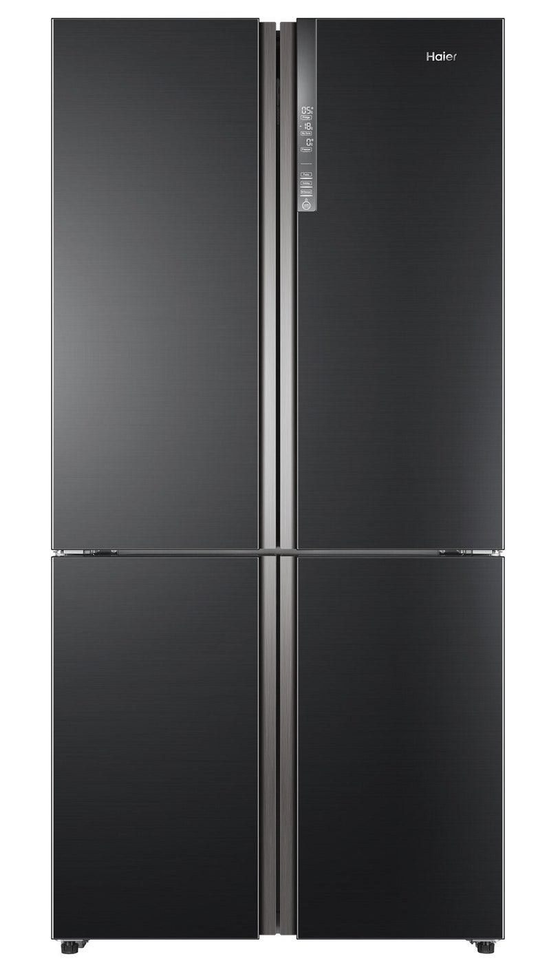 Haier 628L Quad Door Frost Free Fridge Black HRF700YCX