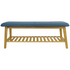 L.T. Williams Bamboo Shoe Bench Large Blue 9900-LT image NaN