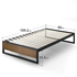 Zinus Single 35cm Ironline Bed Base Wood and Metal AU-IRPF-14S image NaN