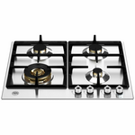 Bertazzoni 60cm Professional Series Stainless Steel Gas Cooktop with Wok Burner P604LPROX hero image