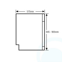 Samsung DW60H9950FS WaterWall Freestanding Dishwasher hero image