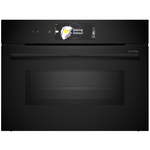 Bosch Series 8 Accentline Built-In Compact Oven with Microwave Function Black CMG978NB1A hero image