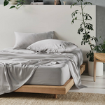 Linen House Tencel 375TC Silver Queen Sheet Set 01709F398 hero image