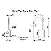 Zip HydroTap G5 Home Cube Plus Boiling & Chilled Filtered Tap Matte Black H5C784Z03AU hero image