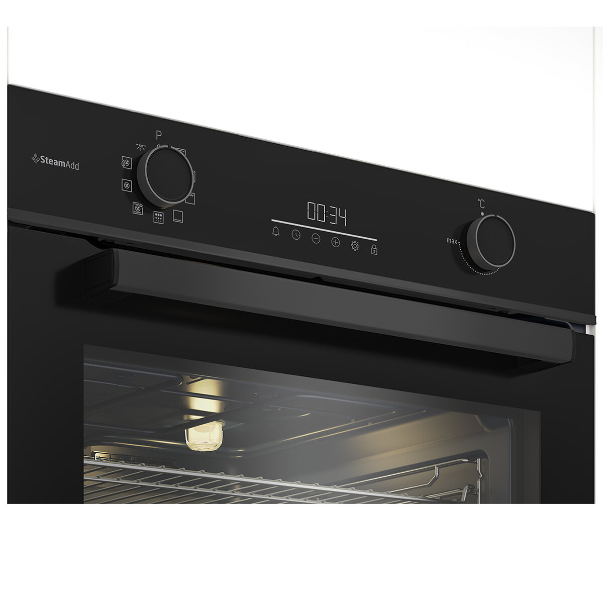 Beko 60cm Multifunction Oven with SteamAdd and Airfry BBO6851MDX hero image