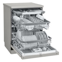 LG 60cm 15 Place QuadWash Dishwasher in Platinum Steel Finish XD4B15PS hero image