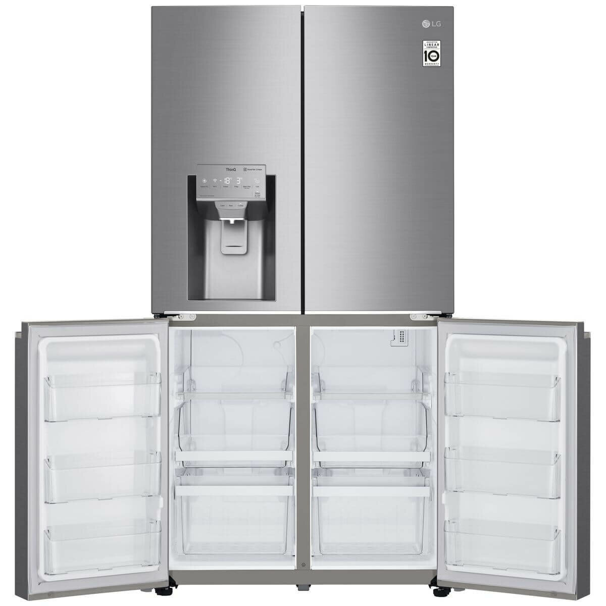 LG 637L French Door Fridge Stainless Steel GF-L706PL hero image