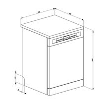 Smeg Diamond Series Freestanding Dishwasher Black DWA615DB3 hero image