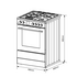 Belling 60cm Dual Fuel Freestanding Cooker BFS60SCDF image NaN