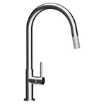 Abey Schock Talia Pull Out Kitchen Mixer Tap with Jet Spray Stainless Steel 536120 hero image