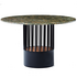 Reddie Willy Round Dining Table Forest Green Top Black Base image NaN