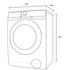 Westinghouse 10kg EasyCare Front Load Washing Machine WWF1044M7WA image NaN