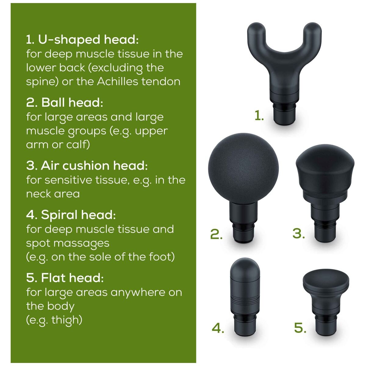 Beurer Deluxe Massage Gun MG185 hero image