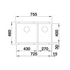 Blanco SUBLINE 430/270 Double Bowl Undermount Sink White 528010 image NaN